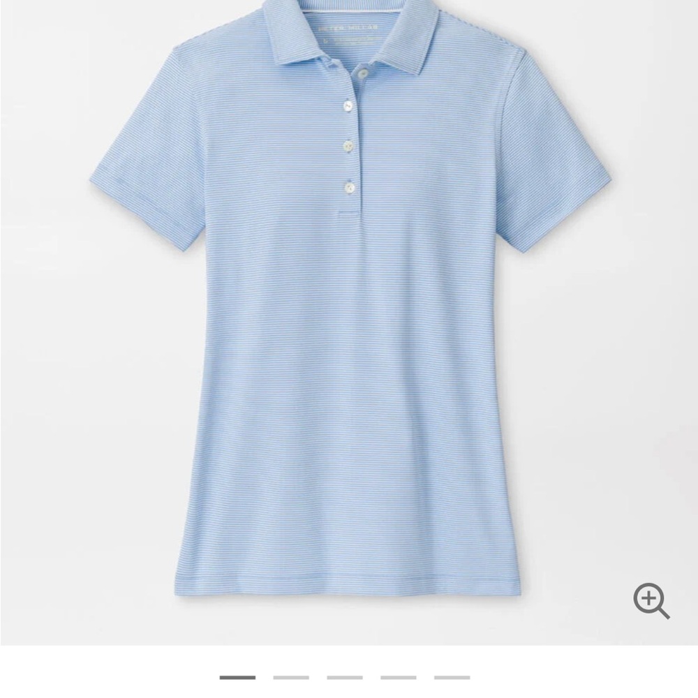 Peter Millar Light Blue Women's Polo Top